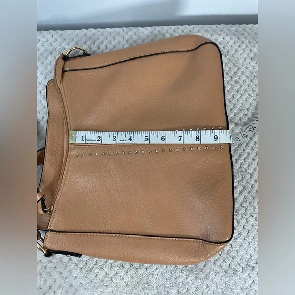 Montana West Tan Hobo Shoulder Bag - Picture 8 of 9